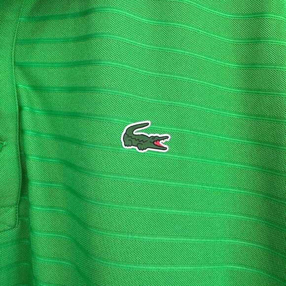 Lacoste Polo Shirt Mens 3XL Green Performance Jersey Golf Tennis Athletic Casual - Picture 6 of 11